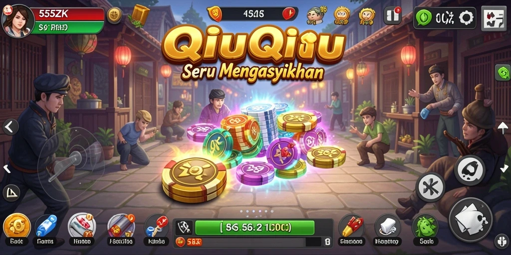 Gameplay seru dan menarik dari 555ZK di QiuQiu.