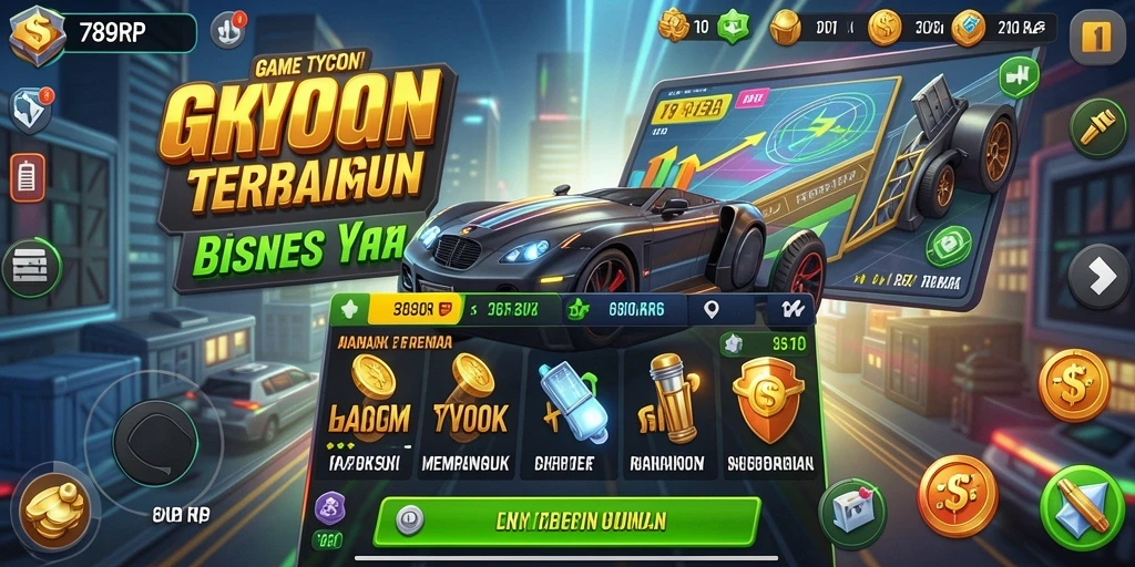 Tampilan gameplay 789RP yang menarik dan atmosfer Tycoon.