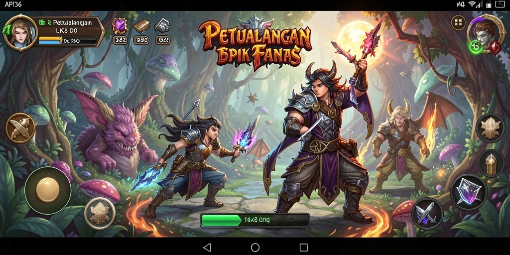 Tampilan luar biasa dari gameplay API36 yang memikat.