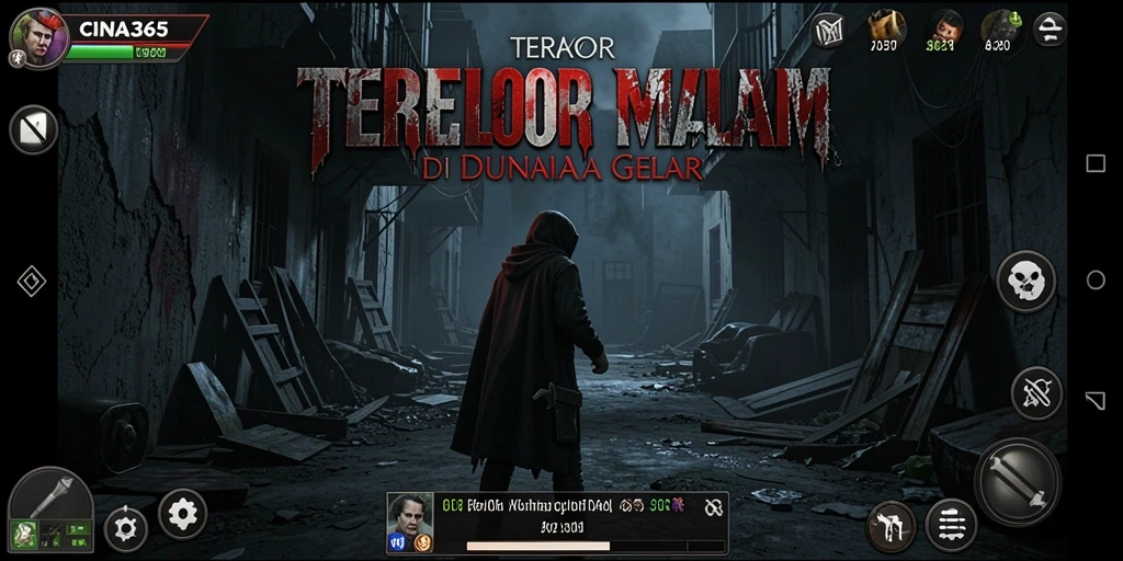 Gameplay CINA365 yang mencekam dengan suasana Horror yang mendalam.