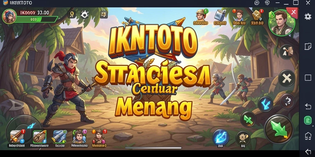 Screenshot gameplay IKNTOTO yang menunjukkan aksi strategi intens.
