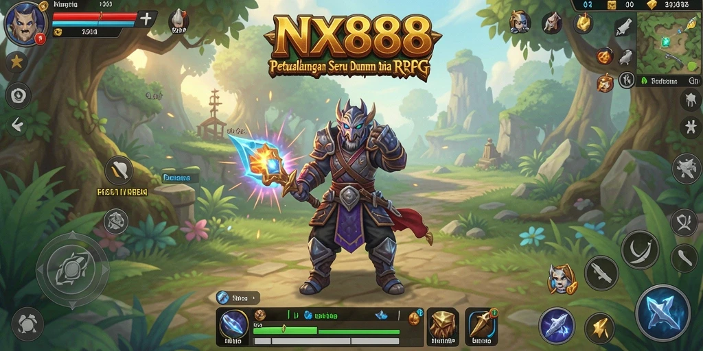 Screenshot menampilkan pertarungan epik dalam NX888 dengan grafis menawan.