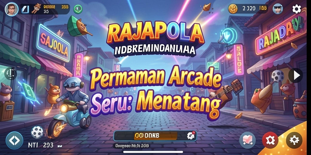 Tampilan gameplay RAJAPOLA yang seru dan penuh warna.
