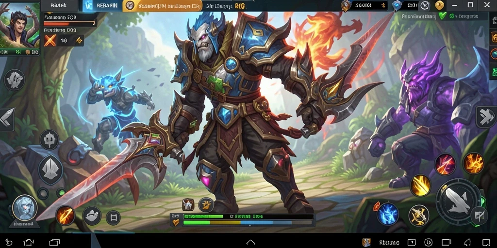 Tampilan gameplay menarik dari REBAHIN dengan petualangan yang seru.