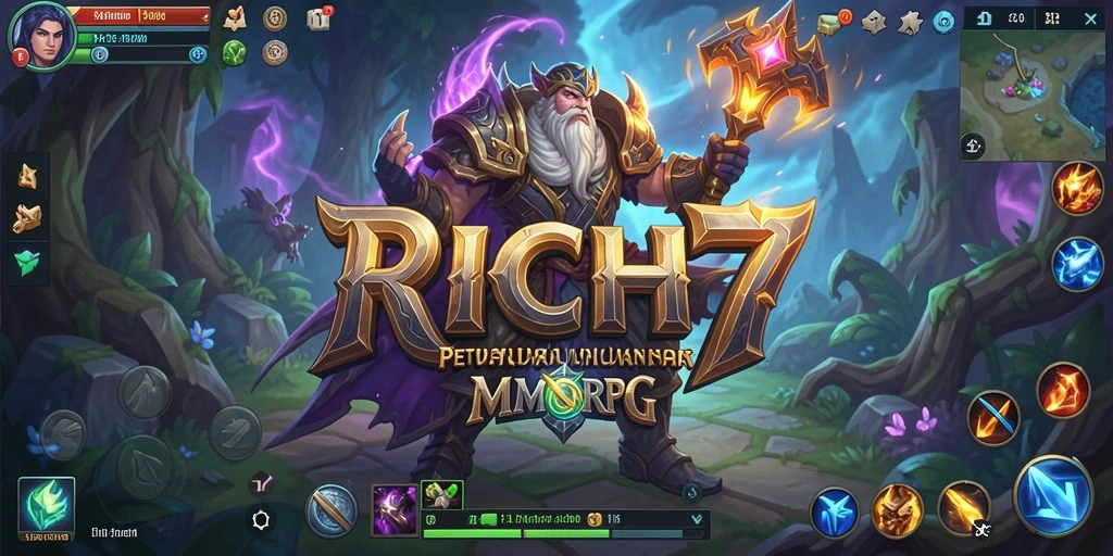 Tampilan menarik dari gameplay <strong>RICH7</strong> yang mengasyikkan di dunia MMORPG.