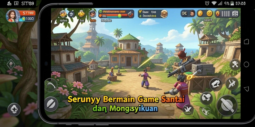 Menampilkan gameplay ST789 yang penuh warna dan menyenangkan.