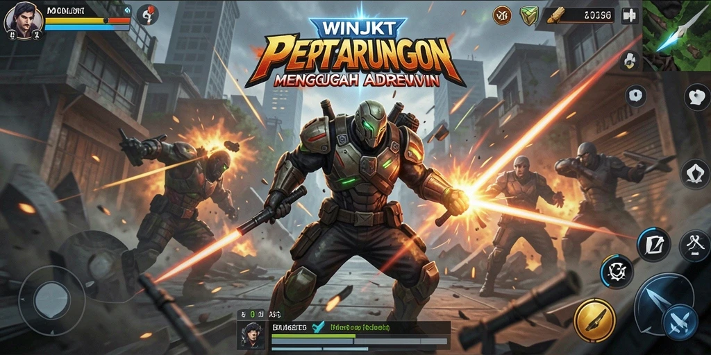 Tangkapan layar gameplay WINJKT dengan aksi mendebarkan.
