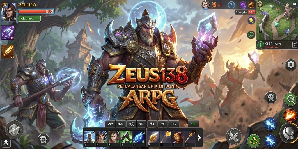 Tangkapan layar gameplay menampilkan aksi mendebarkan dalam petualangan ARPG.